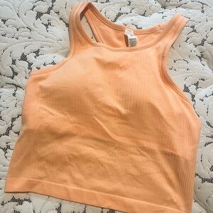 Lululemon ebb to street cropped racer back tank top